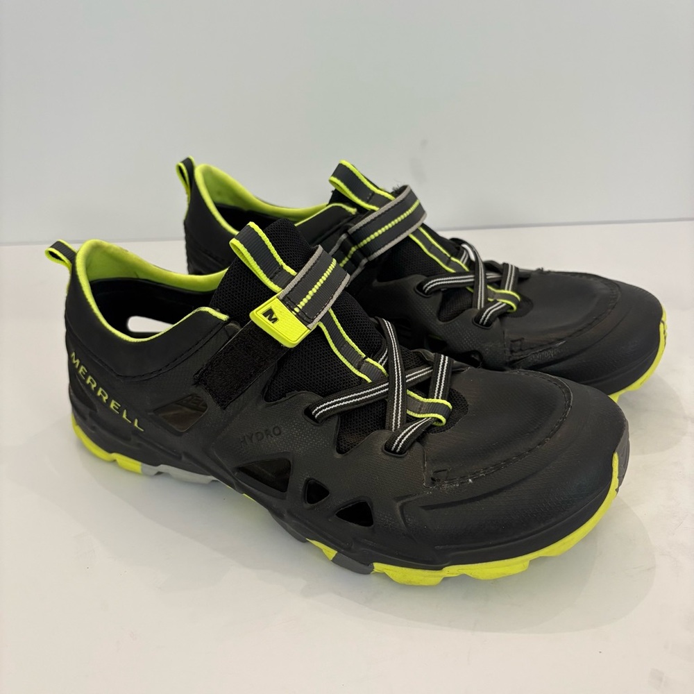 Merrell Black and Lime Green Hydro  Shoes